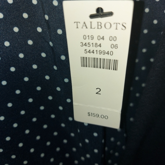 Talbot's Knit Blazer, NWT, size 2 - Picture 5 of 5